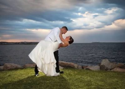 Wedding At Bass Rocks Shore